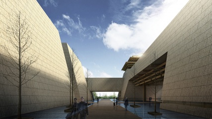 開封新區(qū)中心商務區(qū)博物館規(guī)劃館景觀工程